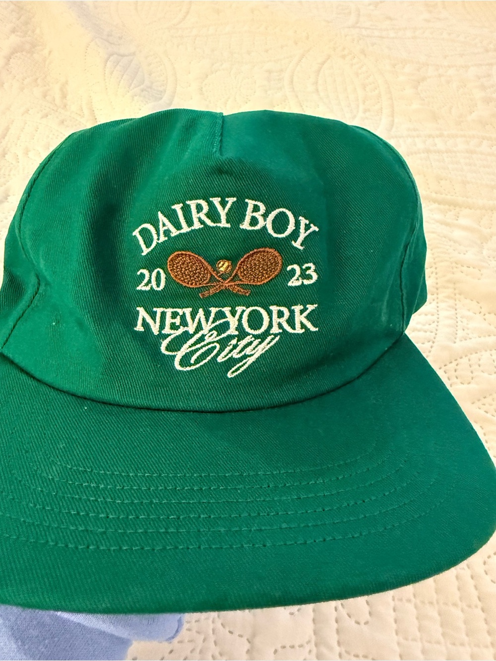 Dairy Boy New York City Green Baseball Cap